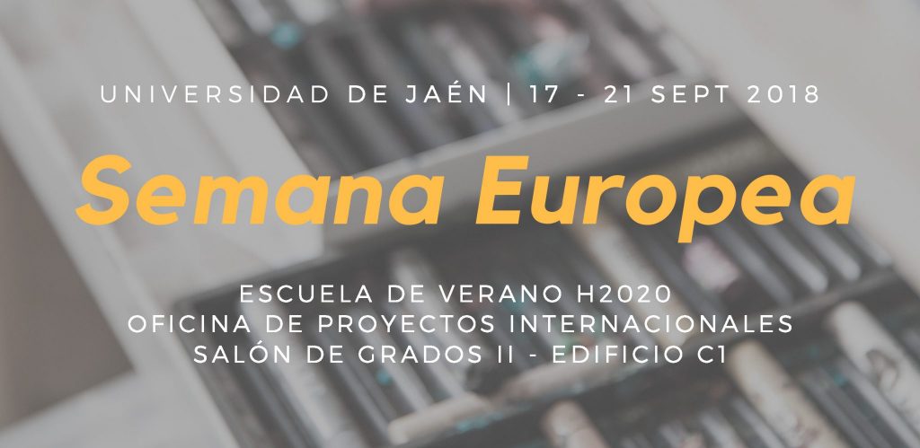 Semana Europea de la Universidad de Jaén